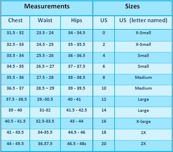 database-women-s-size-chart